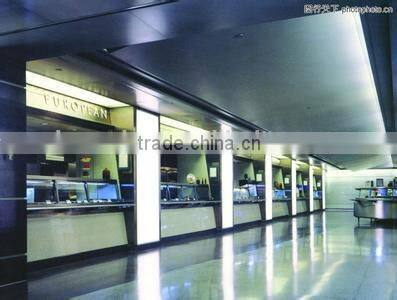 Bank laminated tempered glass window