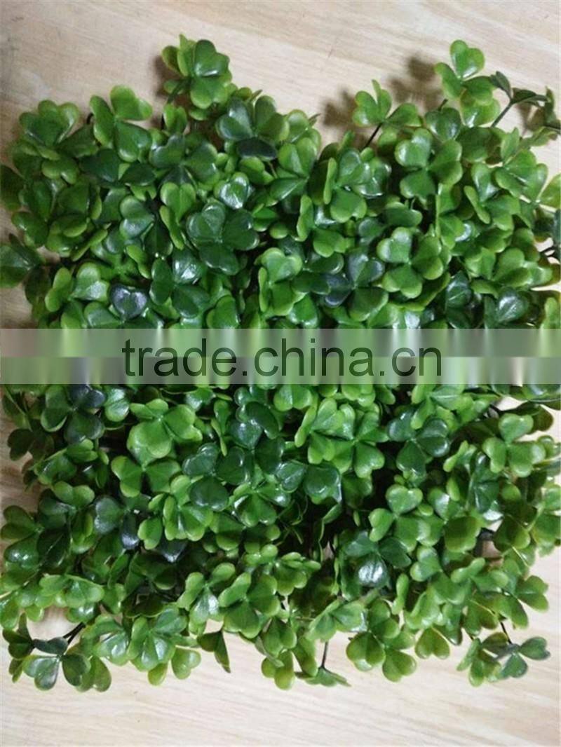 new premium decorative artificial foliage fence Four Leaf Clover