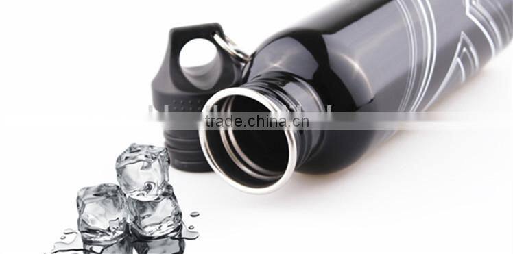 Outdoor travel leakproof 750ml stainless steel sports water bottle