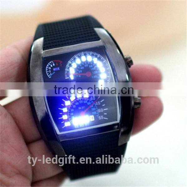Promotion Sport Silicone LED Watch waterproof LED Wrist Watch