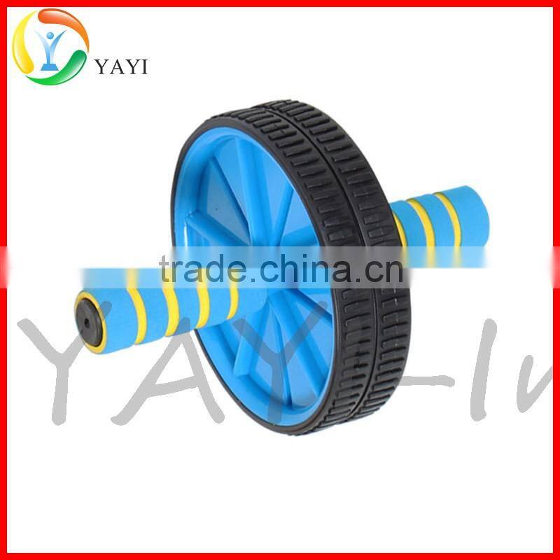 No-Slip Comfort Grips Dual Wheel Ab Roller