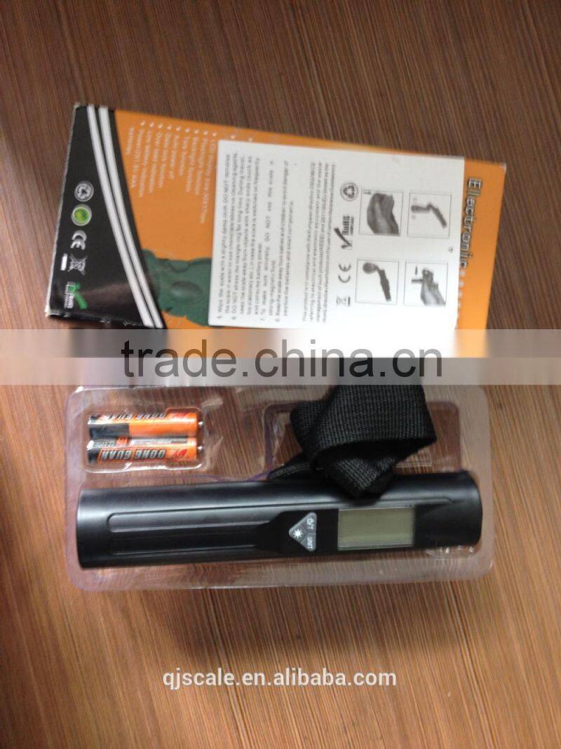 Digital luggage scale with ruler and backlight