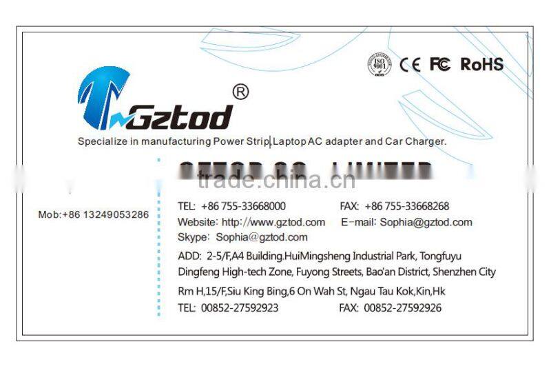 8 way surge protected 250v electric power socket with usb Extension lead