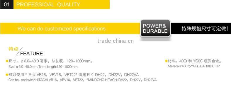 Professional 12pcs punch and chisel set factory selling HS code 82075548 82071300