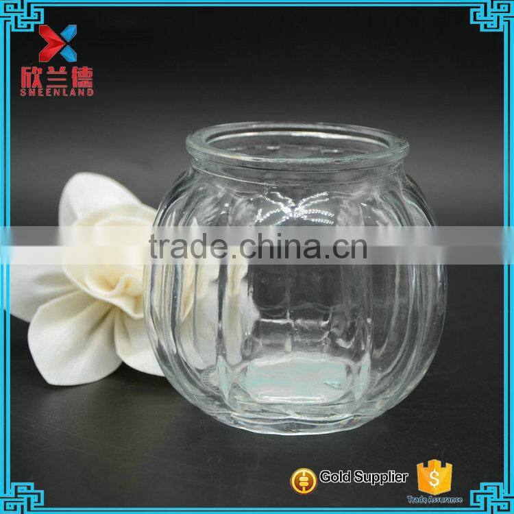 200g clear glass pumpkin jars for candle