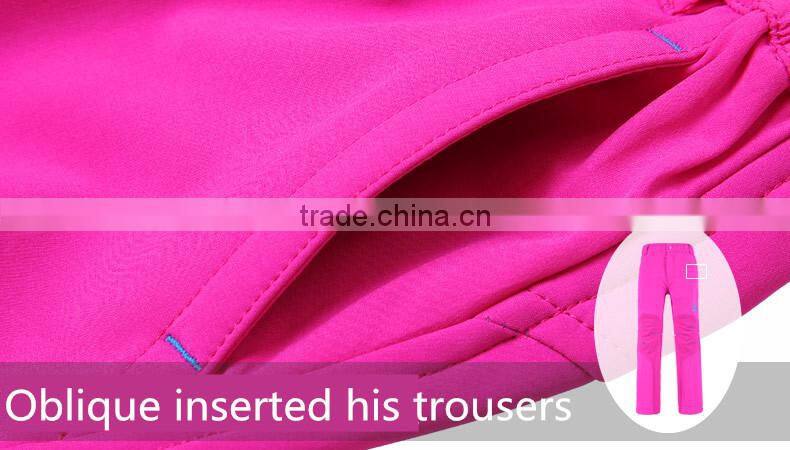 Top fashion children ski pants waterproof breathable anti-static anti- pilling