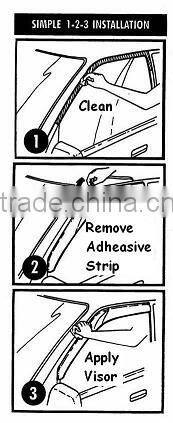 door deflector for TOYOTA CAMRY 02-05