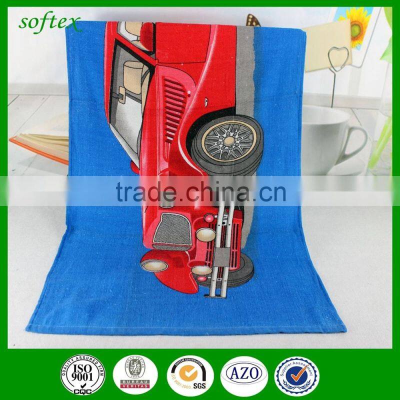 wholesale china factory 100% cotton customed printing beach towel