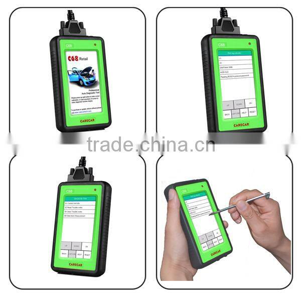 Original Professional CareCar C68 Retail DIY Professional Auto Diagnostic Tool Best Scanner Cover Almost Car Model