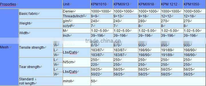 PVC coated flex banner--Backlit 250D*250D 36*36 440gsm