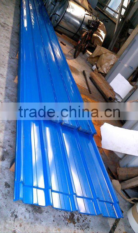 Hot dip galvanized corrugated steel sheet