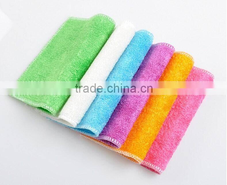 Supern absorbent kitchen bamboo fiber cleaning cloth