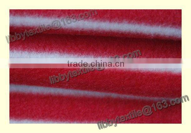 100% polyester printed polar fleece bedding set fabirc