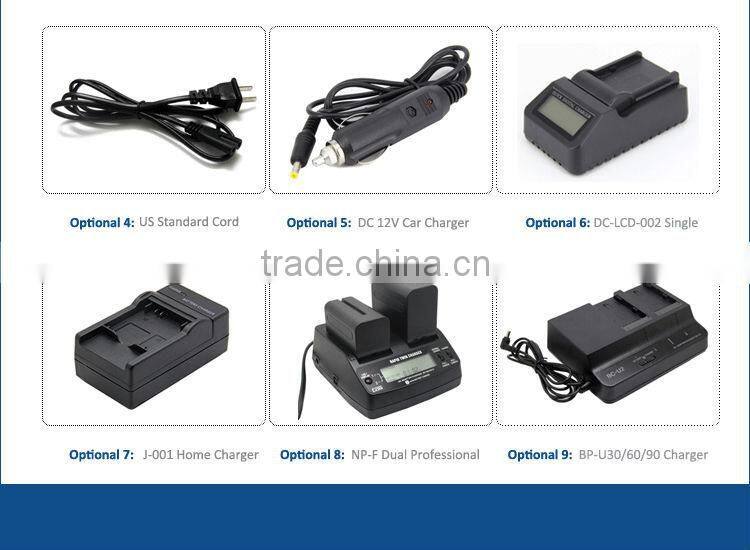 High quality fast double charger for Canon LP-E6 LP-E8 LP-E12 EN-EL14 EN-EL15 battery