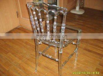 crystal wedding napoleon chair