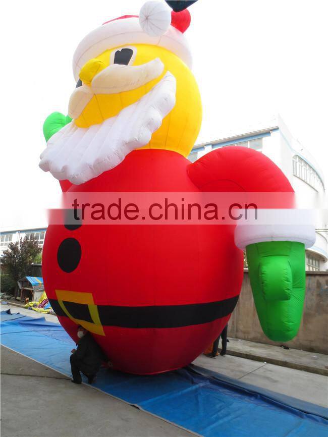 2015 high quality best-selling inflatable santa claus for christmas decoration