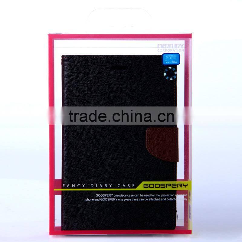 Mercury Flip Leather Rubber Case For Samsung Galaxy Tab 3 P3200