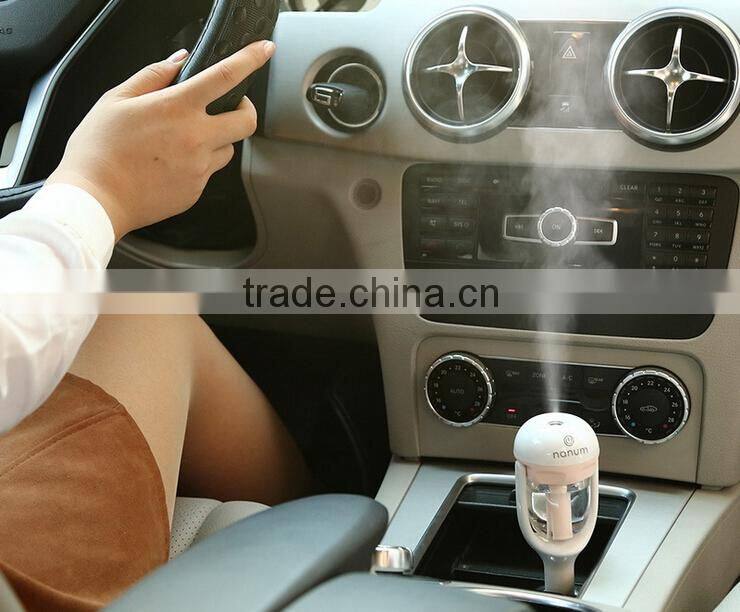 portable korean nanum car air mini USB humidifier,ultrasonic humidifier 12v made in china