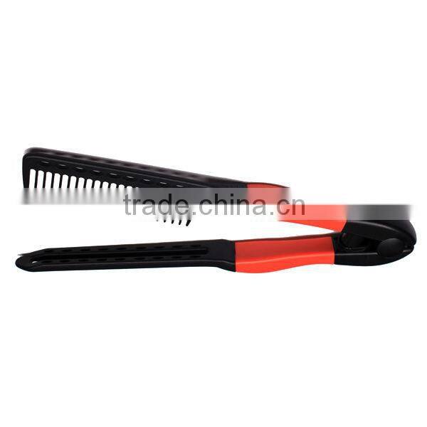 Hair salon comb hair straightening comb
