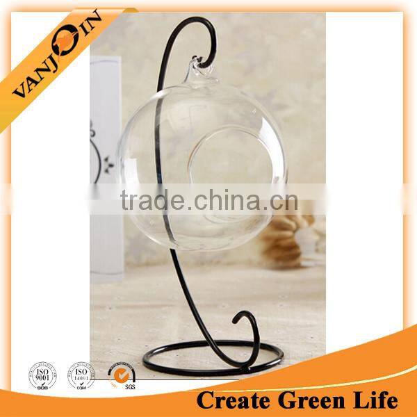 Wholesale Hanging Glass Semicircular Ball Flower Hydroponic Glass Vase