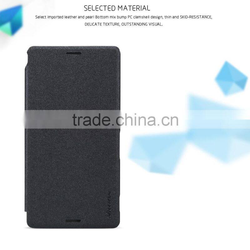 Nillkin new arrived Flip leather case For Sony xperia M4 AQUA