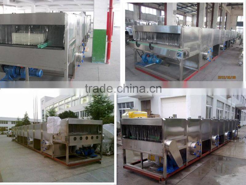 Hot juice beverage PET/Glass bottle cooling tunnel