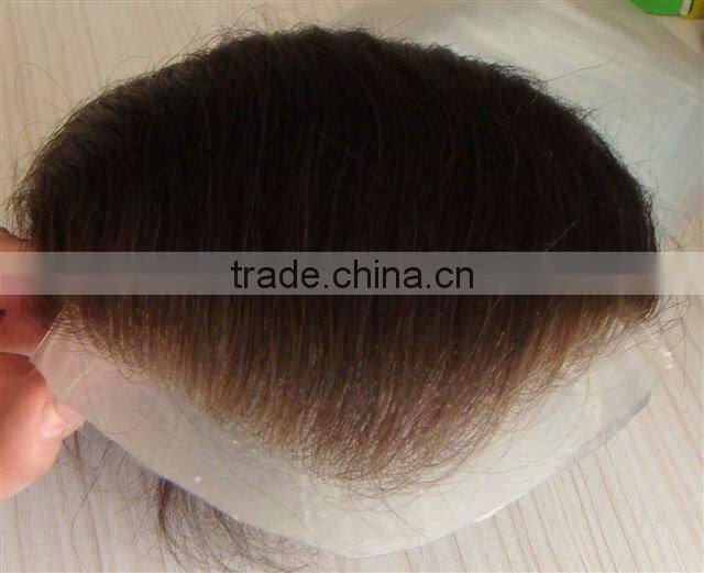 stock hair pieces/toupees,100% remy Indian hair