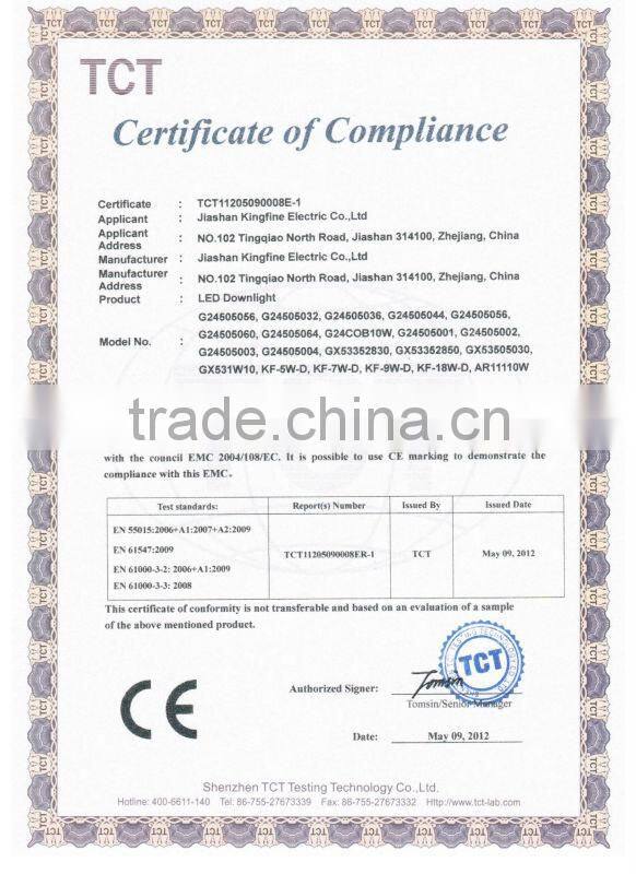 Hot Sale 7W 2835SMD 220VAC LED Cabinet Light