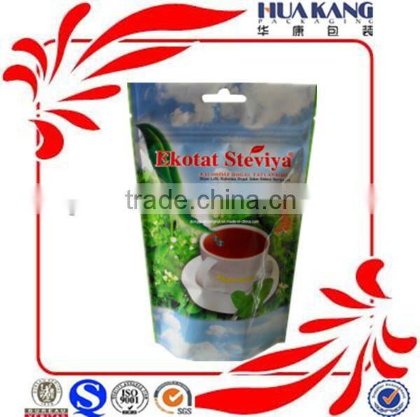 Green tea bag packing