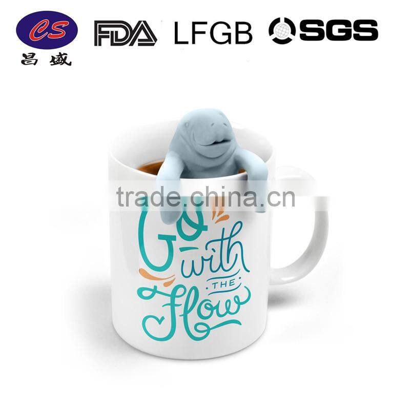 Newest Design FDA Silicone Shark Shape Tea Infuser