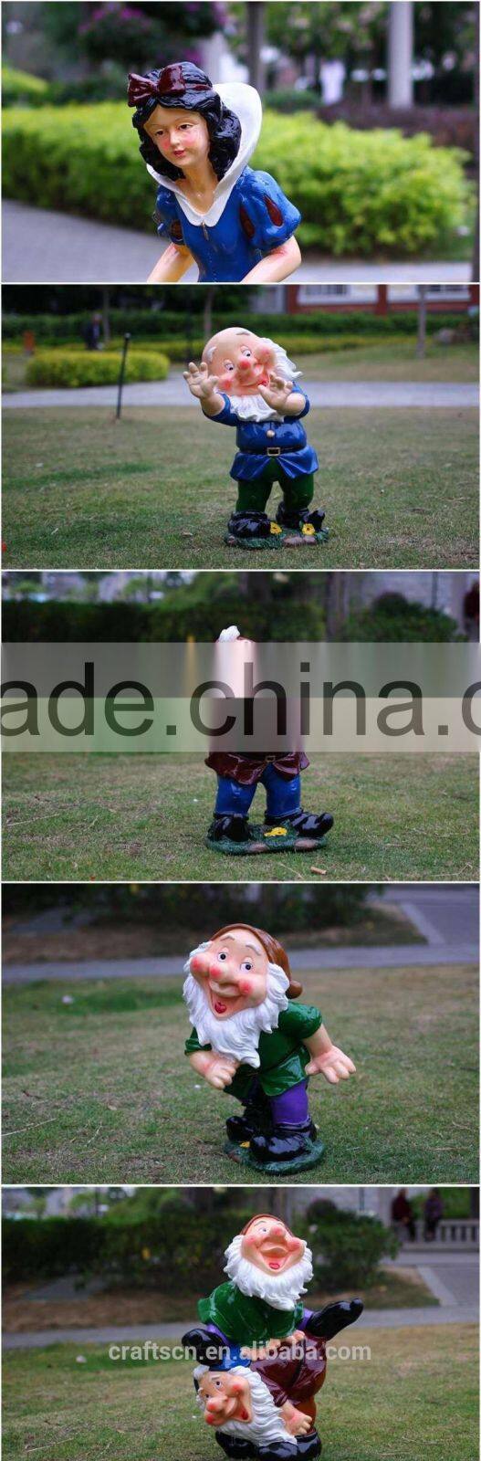 Statues of snow white and the seven dwarfs