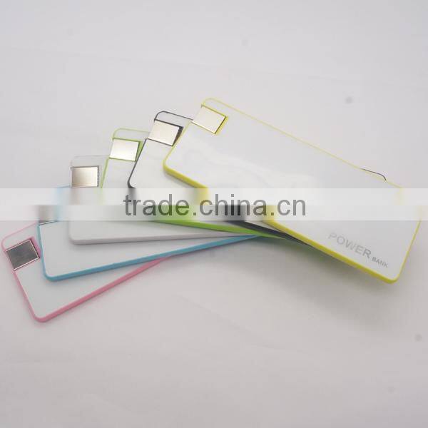 3000mah with slim elegant card power bank for iPhone