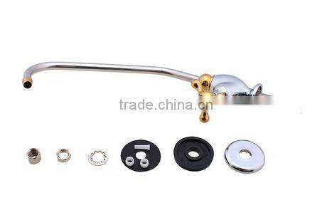 Chrome polished faucet single handle swan kitchen sink faucet
