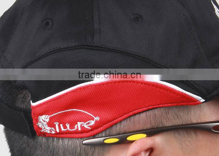 ILURE Fishing Cap Black Red Hat