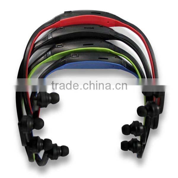 Fashion Sport earphone MP3 music Player manual Supporting TF card Slot