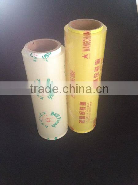 2014 pvc wrapping film factory supply famous brand wangchang