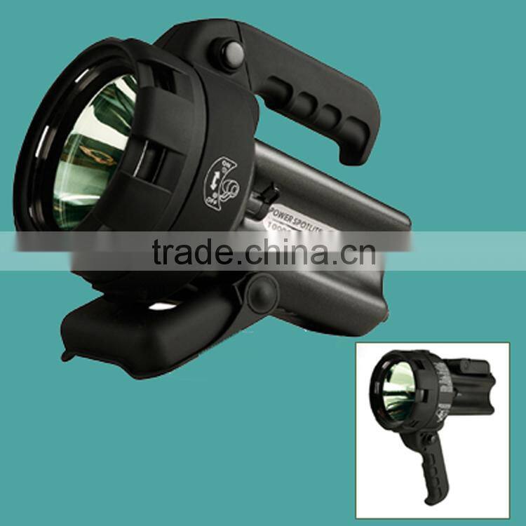 High quality Lithium battery rechargeable spotlight with 3.7V 300MA