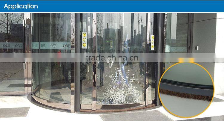 Nylon Bristle Sealing Weather Industrial Dust Proof Door Seal For Sliding Door