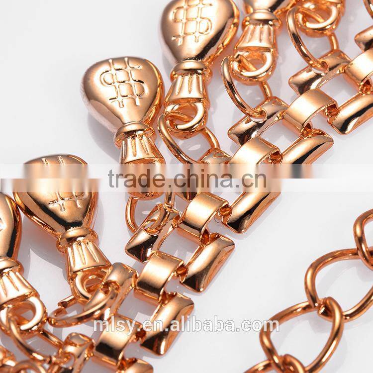 Fancy baraka gold plated body chain champagne Brightness F1-80153