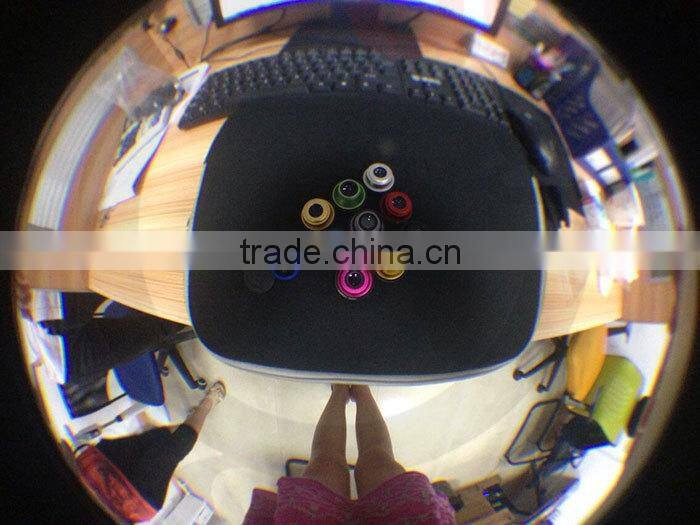 New circle clip 235 degree super fisheye lens for Samsung s6 accessory