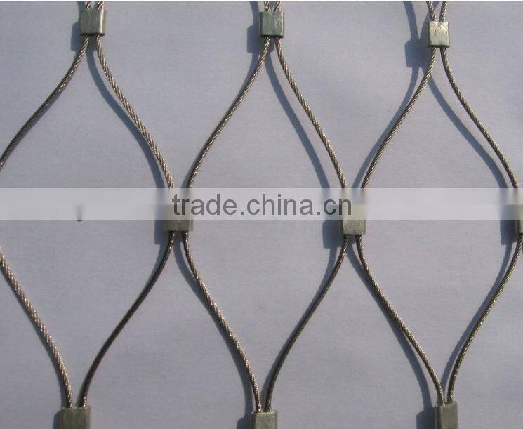 ss304 stainless steel cable net for aviary