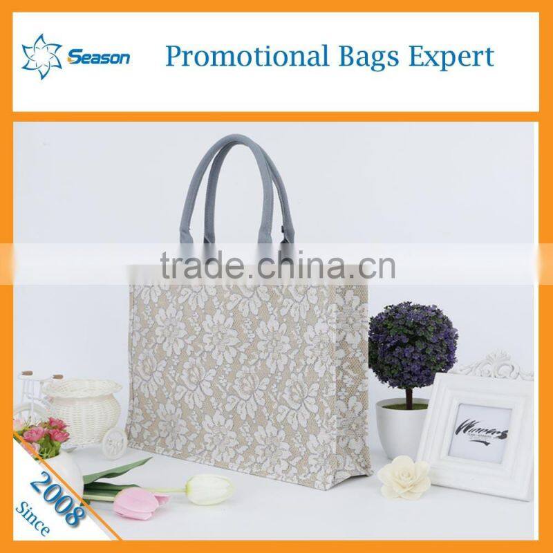 Taobao wholesale jute shopping bag jute bag cheap prices of jute bag