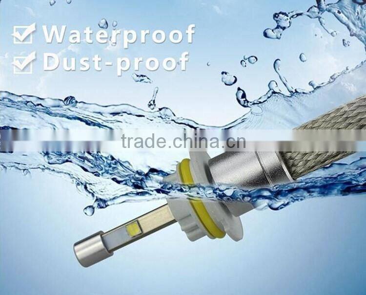 IP68 4800lm H4 H7 H11 H8 H9 H11 H13 9004 9005 9006 9007 40w Rockets3 led headlight