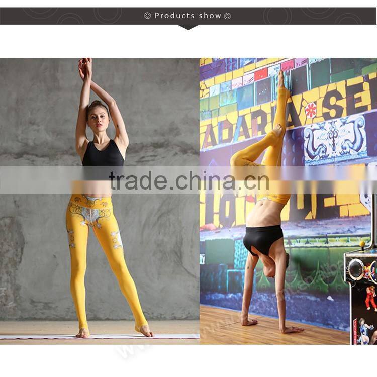 3D digital sublimation printing yoga skinny leggings