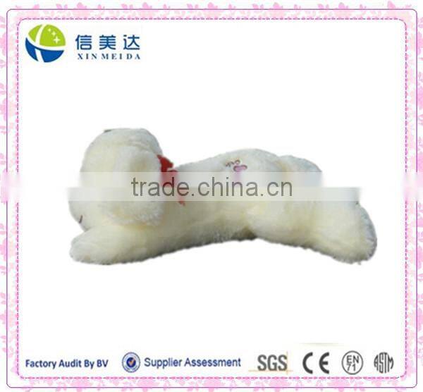 Lovely white Puppy soft dog Stuffed Animal toy