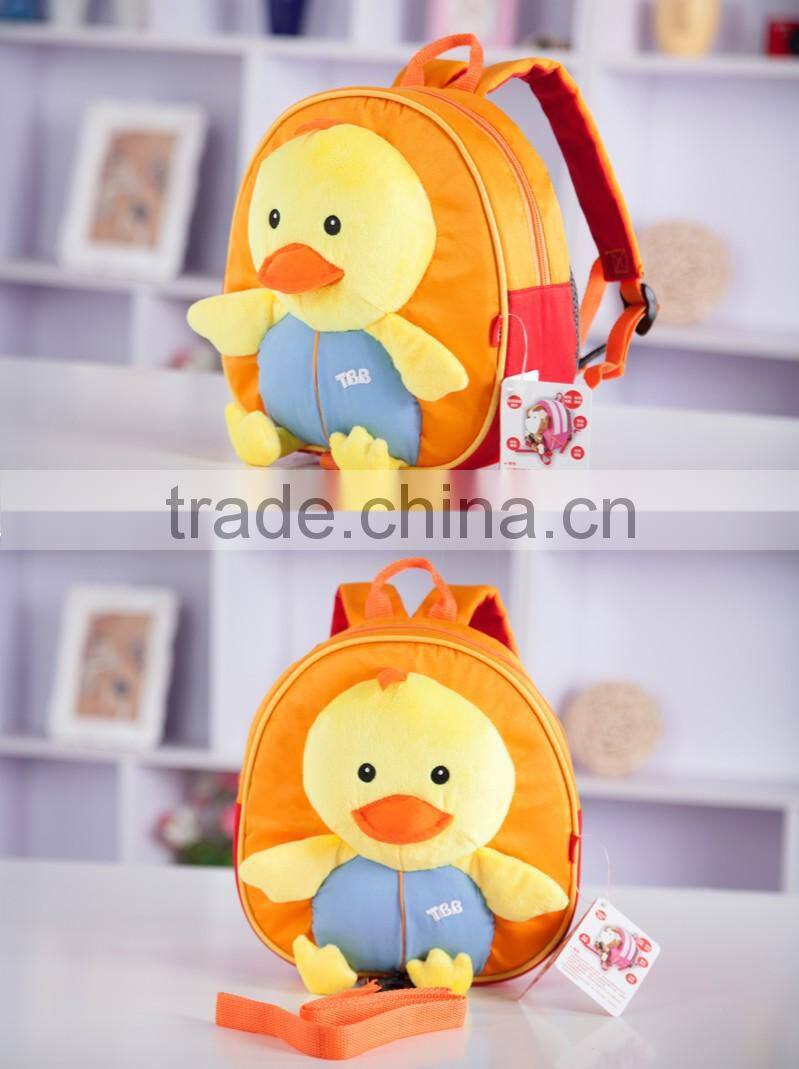 Soft Plush toy Backpack, Cute ZOO Animal backpack in duck pattern