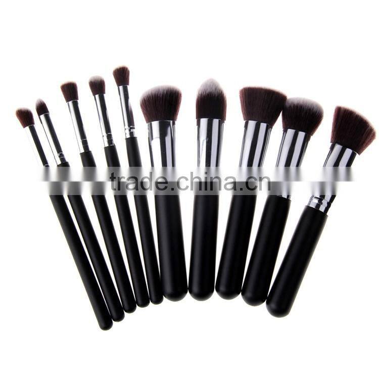 Professional Make Up Brushes 10 PCS Makeup Brushes Classic Matte Black Makeup Brush Set Beauty Makeup Tools & Accessories