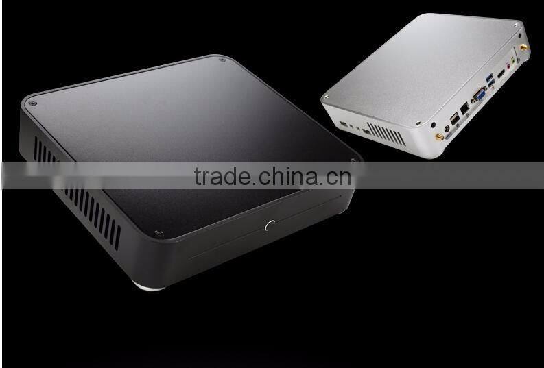 2016 hot cheap Haswell Gen4th X86 win 7 i5 4200u Industrial fanless 4k mini pc