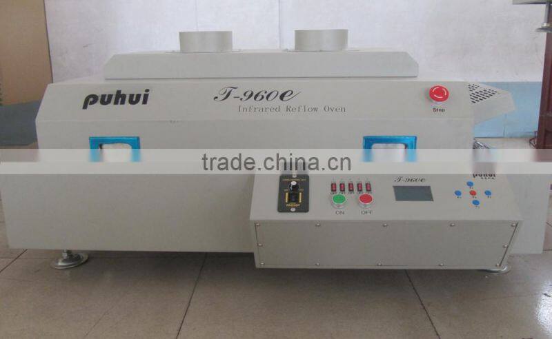 t960e smd led soldering machine, desktop reflow oven, taian puhui,ir and hot air oven, 5 zones oven