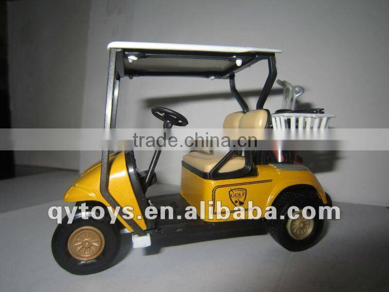 6 Color Aolly return-power Golf Car Model Toy Die cast Model